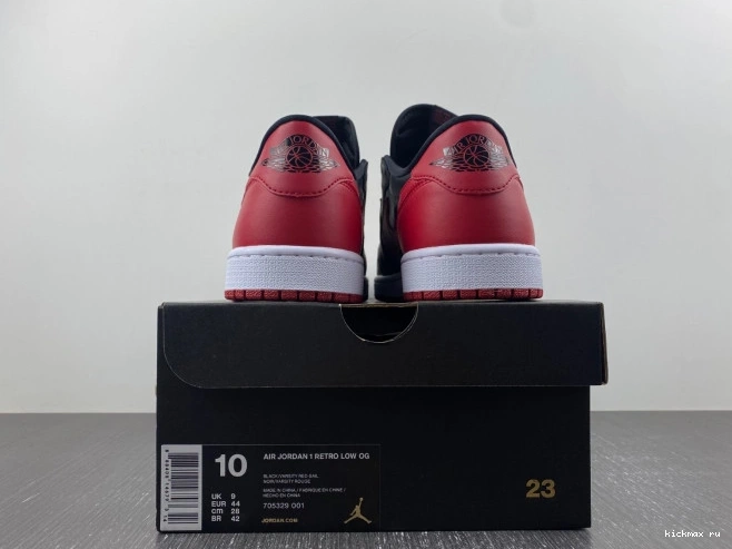 Rep 705329-001 Bred Retro Low Air Jordan 1 0815